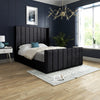 PANEL WIMGBACK BED FRAME WITH MATTRESS & STORAGE OPTION