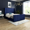 PANEL WIMGBACK BED FRAME WITH MATTRESS & STORAGE OPTION