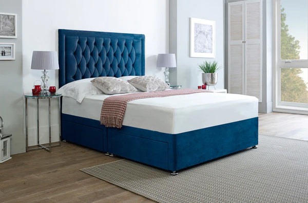 DIVAN BED FRAME WITH MATTRESS & STOARGE OPTION