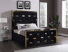 GOLDEN STRIP BED FRAME WITH MATTRESS & STORAGE OPTION