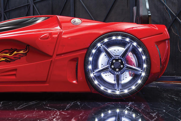 Kids Car Bed Available in Red Colour Wit Free Home delivery